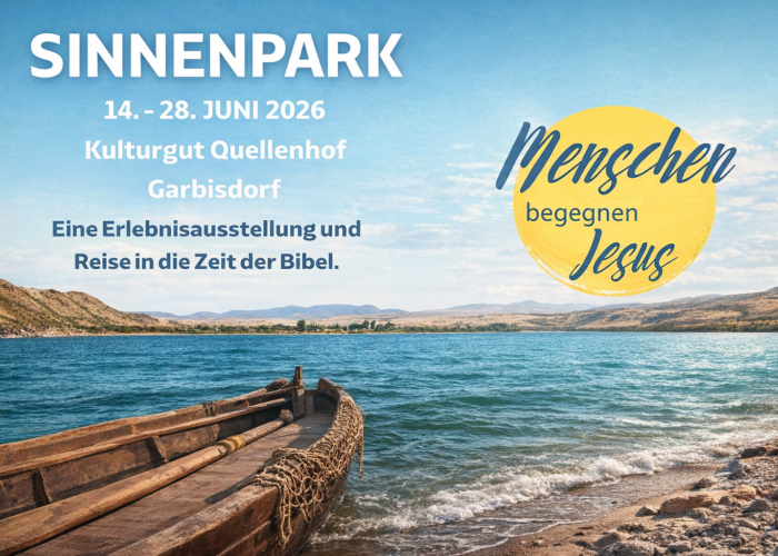 Sinnenpark Menschen begegnen Jesus