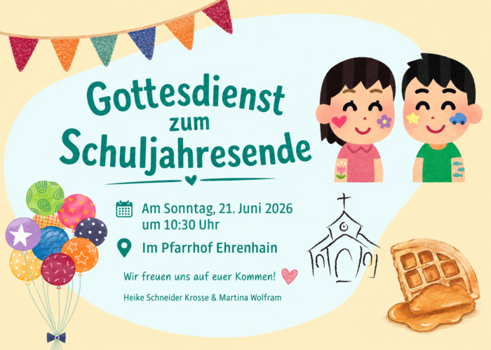 Gottesdienst-Schuljahresende